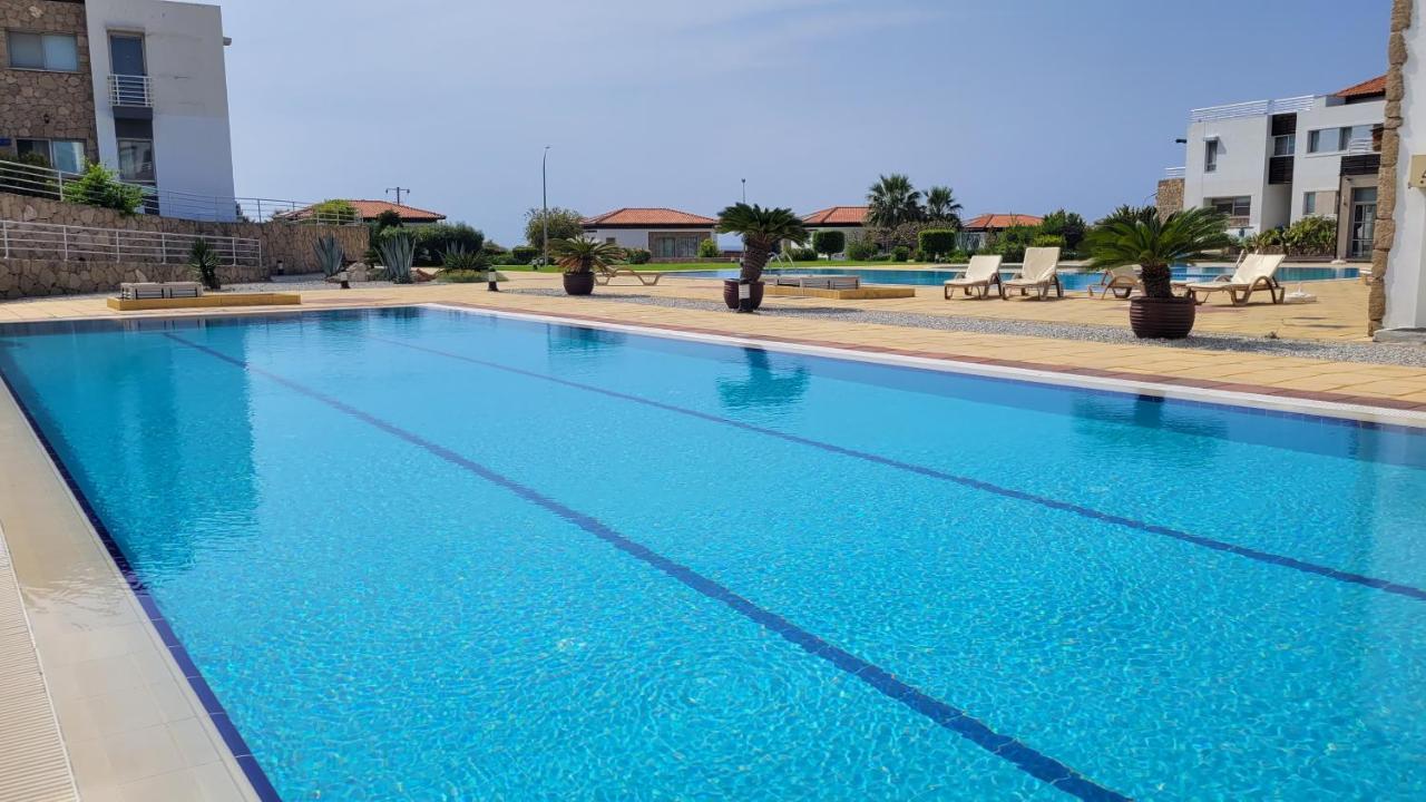 Sea And Mountain View Beachfront Penthouse Yali المظهر الخارجي الصورة